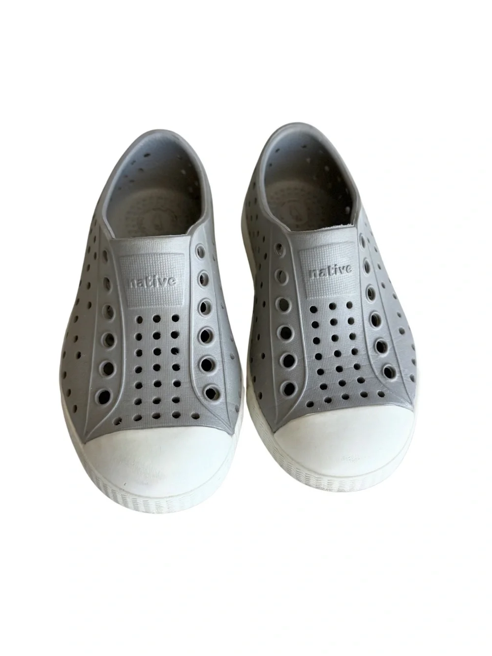 Native Kids Jefferson Sandals Shoes - Pigeon Grey Size TODDLER Size 7